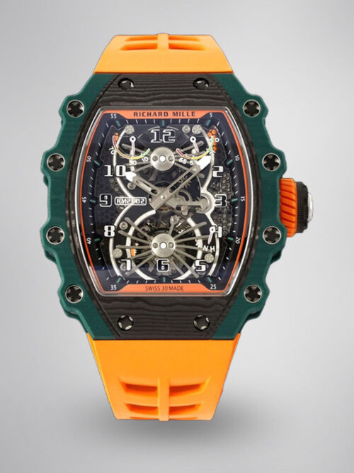 0d6bed36f29a4ce17bbd48b0ec0d1afb.jpg Best Richard Mille RM 21-02 Tourbillon Aerodyne Replica Watch - Orange Leather Strap