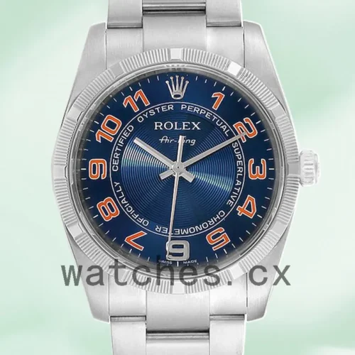 114210BLAO-1.webp Rolex Air-king 36mm Men’s 114210BLAO Silver-tone Automatic