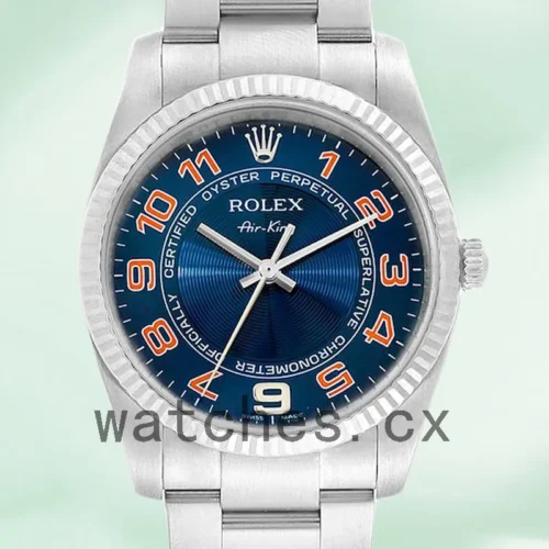114234BLAO-1.webp Rolex Air-king Men’s 36mm 114234BLAO Blue Dial Automatic