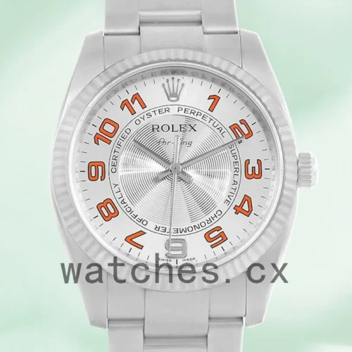 114234SAO-1.webp Rolex Air-king 36mm Men’s 114234SAO Automatic Silver Dial