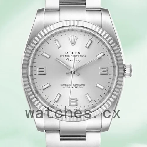 114234SSO-1.webp Rolex Air-king 114234SSO 36mm Men’s Silver-tone
