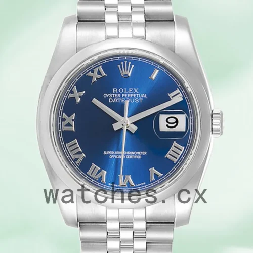 116200BLRJ-1.webp Rolex Datejust 36mm 116200BLRJ Men’s Automatic Silver-tone
