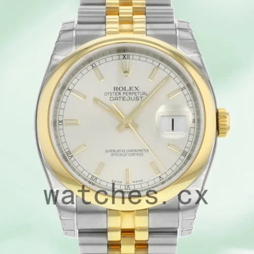 116203SSJ-1.webp Rolex Datejust Men’s 36mm 116203SSJ Silver Dial