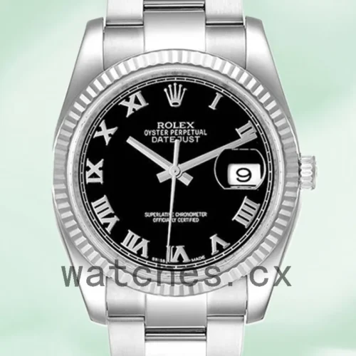 116234BKRO-1.webp Rolex Datejust 36mm Men’s 116234BKRO Oyster Bracelet