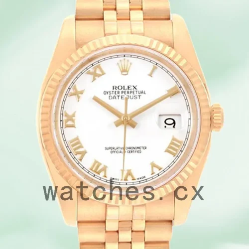 116238WRJ-1.webp Rolex Datejust 116238 Men’s 36mm Gold-tone