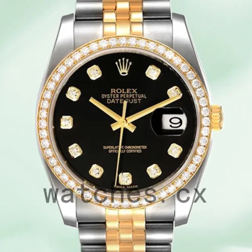 116243BKDJ-1.webp Rolex Datejust 116243BKDJ 36mm Men’s Silver-tone Bracelet