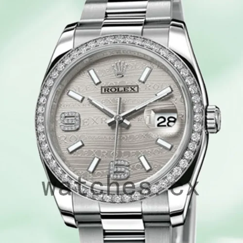 116244SWDAO-1.webp Rolex Datejust 36mm 116244-72600 Men’s Silver-tone
