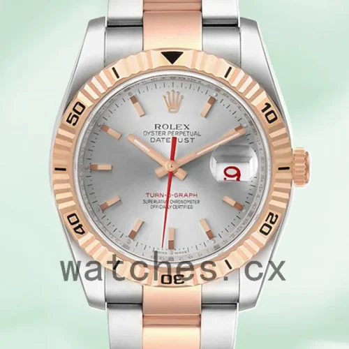 116261SSO-1.webp Rolex Datejust Turn-o-graph Men’s 116261 36mm Oyster Bracelet/Jubilee Bracelet