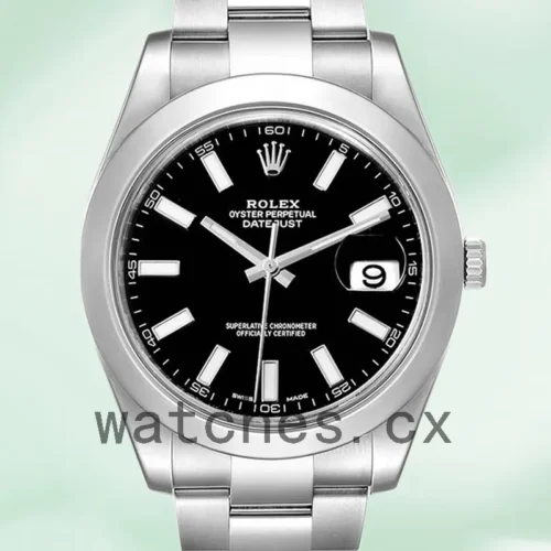 116300BKSO-1.webp Rolex Datejust 116300BKSO 41mm Men’s Black Dial