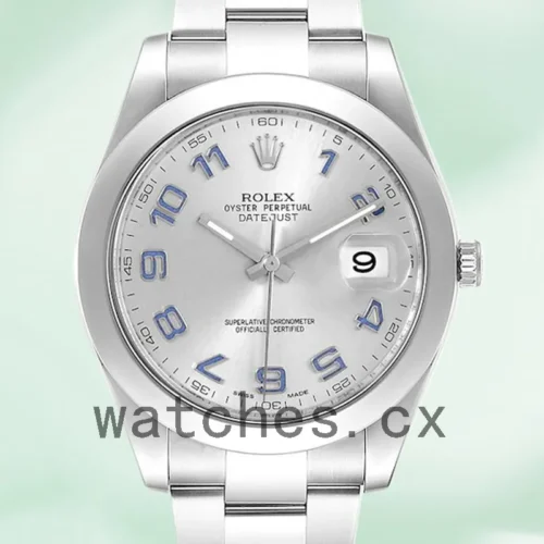 116300SBLAO-1.webp Rolex Datejust Men’s 116300 41mm Silver-tone