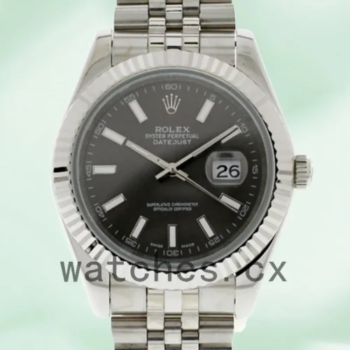 116334BKSJ-1.webp Rolex Datejust Men’s 41mm 116334BKSJ Oyster Bracelet