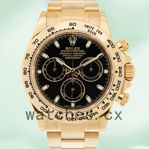116508BKSO-1.webp Rolex Daytona Men’s 116508BKSO 40mm Bracelet Black Dial