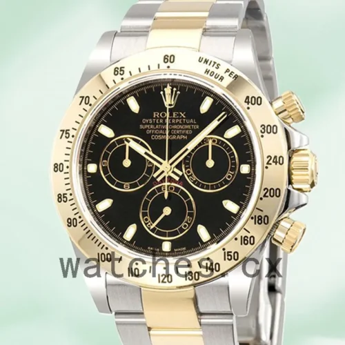 116523BKSO-1.webp Rolex Daytona 40mm 116523BKSO Men’s Automatic Silver-tone