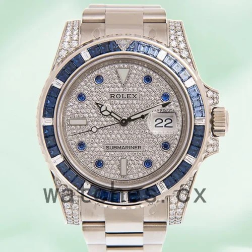 116659SABRO-1.webp Rolex Submariner 40mm Men’s 116659 Diamond Paved Dial Automatic