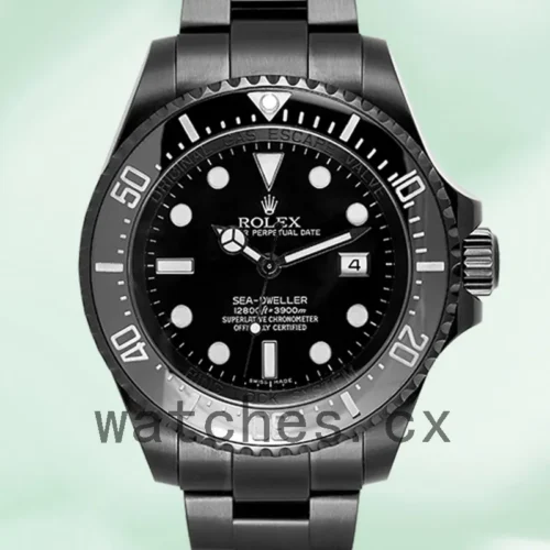 116660PVD-BK-1.webp Rolex Sea-Dweller 116660 44mm Men’s Oyster Bracelet Black-tone