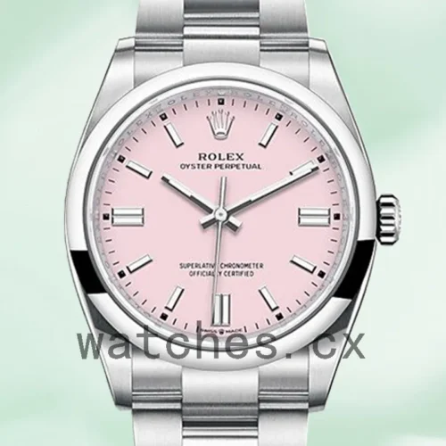 126000PSO-1.webp Rolex Oyster Perpetual m126000-0008 Unisex 36mm Automatic Silver-tone