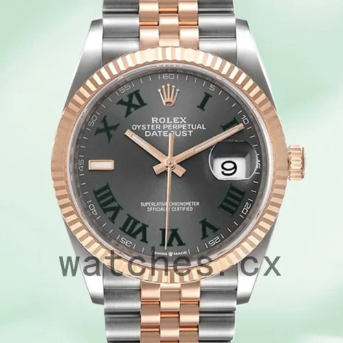 126231GYRJ-1.webp Rolex Datejust 36mm Men’s m126231-0029 Grey Dial Automatic