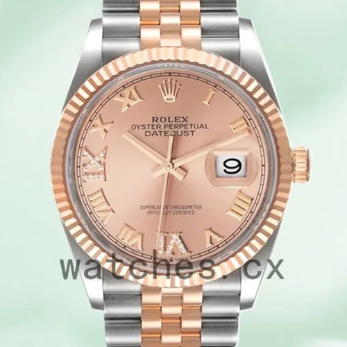 126231PDRJ-1.webp Rolex Datejust m126231-0027 36mm Men’s Pink Dial Jubilee Bracelet