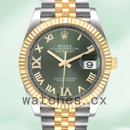 126233GNDRJ-1.webp Rolex Datejust Men’s m126233-0025 36mm Green Dial