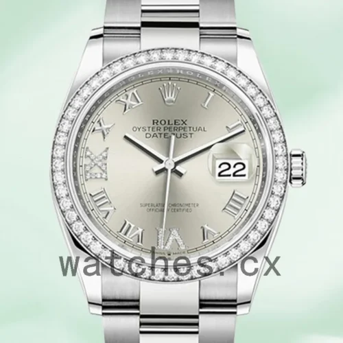 126234SRDO-1.webp Rolex Datejust 36mm Ladies m126234-0030 Silver Dial