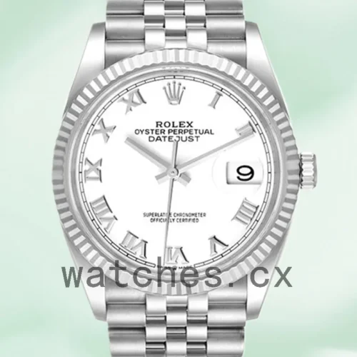 126234WRJ-1.webp Rolex Datejust 36mm 126234WRJ Men’s Silver-tone