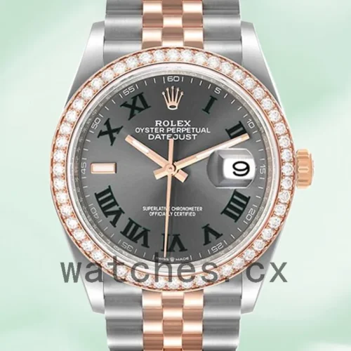 126281GYRJ-1.webp Rolex Datejust 36mm Men’s m126281rbr-0017 Automatic Grey Dial