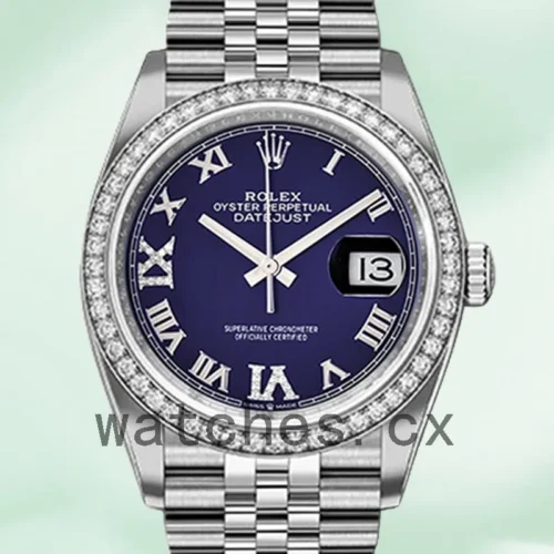 126284BLRDJ-1.webp Rolex Datejust Ladies m126284rbr-0013 36mm Blue Dial