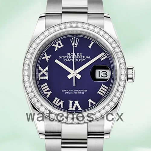 126284BLRDO-1.webp Rolex Datejust Ladies 36mm m126284rbr-0014 Silver-tone Automatic