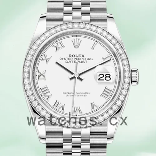 126284WRJ-1.webp Rolex Datejust 36mm Ladies m126284rbr-0017 White Dial
