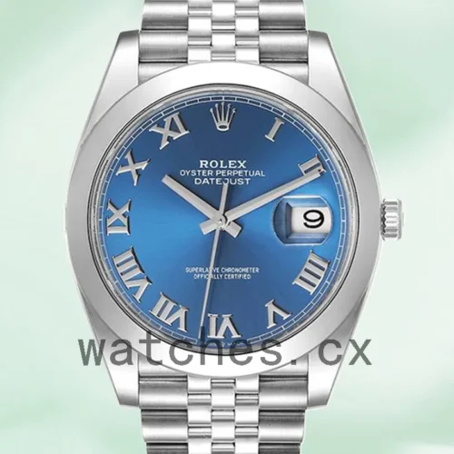 126300BLRJ-1.webp Rolex Datejust 41mm m126300-0018 Men’s Silver-tone Jubilee Bracelet