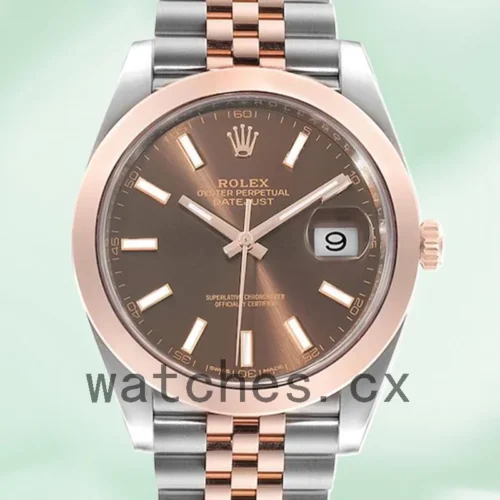 126301CHSJ-1.webp Rolex Datejust Men’s 41mm m126301-0002 Silver-tone Jubilee Bracelet/Oyster Bracelet
