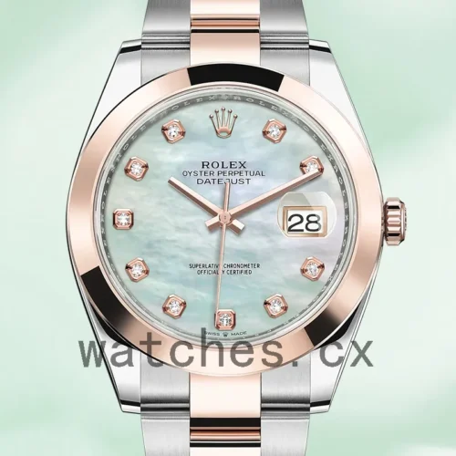 126301MDO-1.webp Rolex Datejust Men’s m126301-0013 41mm White Mother of Pearl Dial