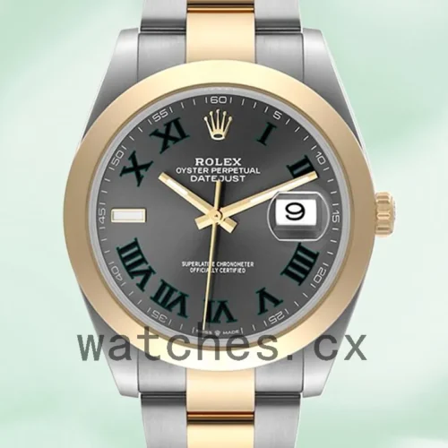 126303GYRO-1.webp Rolex Datejust Men’s 41mm m126303-0019 Automatic Grey Dial