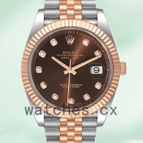 126331CHDJ-1.webp Rolex Datejust m126331-0004 41mm Men’s Silver-tone