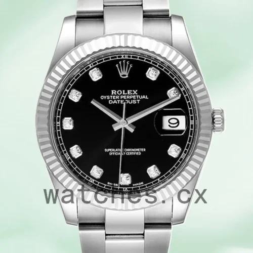 126334BKDO-1.webp Rolex Datejust Men’s 41mm m126334-0011 Silver-tone Automatic