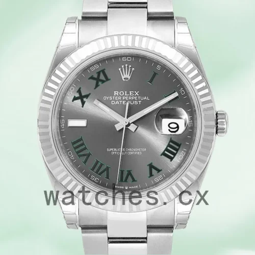 126334GYRO-1.webp Rolex Datejust m126334-0021 41mm Men’s Oyster Bracelet Silver-tone