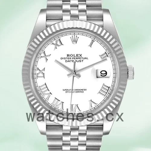 126334WRJ-1.webp Rolex Datejust 126334WRJ Men’s 41mm Silver-tone Jubilee Bracelet