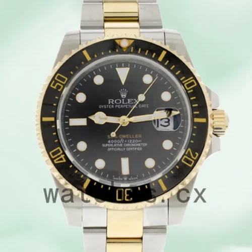 126603BKSO-1.webp Rolex Sea-Dweller m126603-0001 Men’s 43mm Gold-tone Automatic