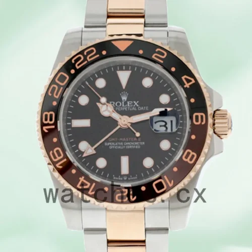 126711CHNR-1.webp Rolex GMT-Master 40mm Men’s m126711chnr-0002 Oyster Bracelet Black Dial