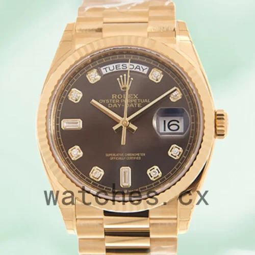 128238BRDP-1.webp Rolex Day-date 36mm m128238-0022 Unisex Gold-tone