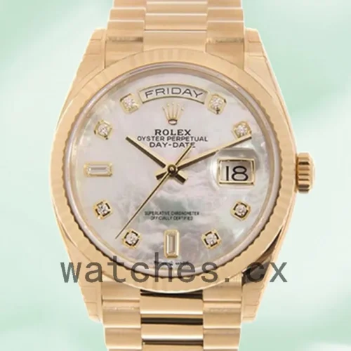 128238MDP-1.webp Rolex Day-date m128238-0011 Unisex 36mm President Bracelet
