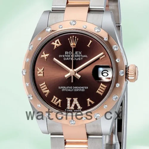 178341CHRDO-1.webp Rolex Datejust Ladies 178341-72161 31mm Rose Gold-tone