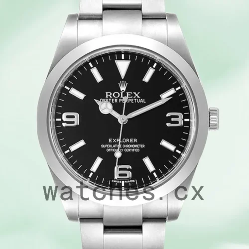 214270BKSO-1.webp Rolex Explorer Men’s m214270-0003 39mm Silver-tone