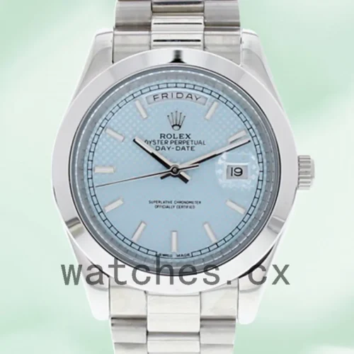 228206BLSP-1.webp Rolex Day-date Men’s 40mm m228206-0004 Blue Dial President Bracelet