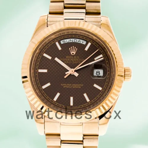 228235BRSO-1.webp Rolex Day-date 40mm Men’s 228235-0006 Rose Gold-tone Oyster Bracelet