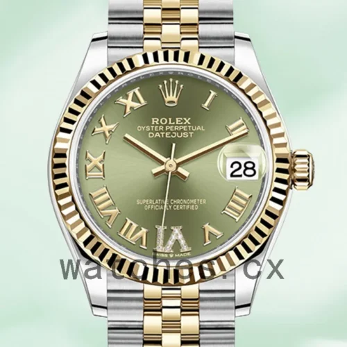 278273GNRDJ-1.webp Rolex Datejust m278273-0016 31mm Ladies Green Dial Automatic