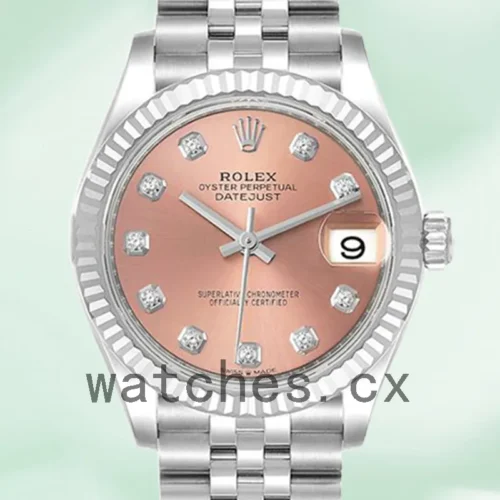 278274PDJ-1.webp Rolex Datejust 31mm m278274-0032 Ladies Jubilee Bracelet Pink Dial