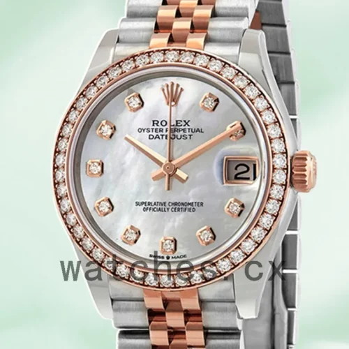 278381MDJ-1.webp Rolex Datejust m278381rbr-0026 Ladies 31mm Mother of Pearl Dial Silver-tone