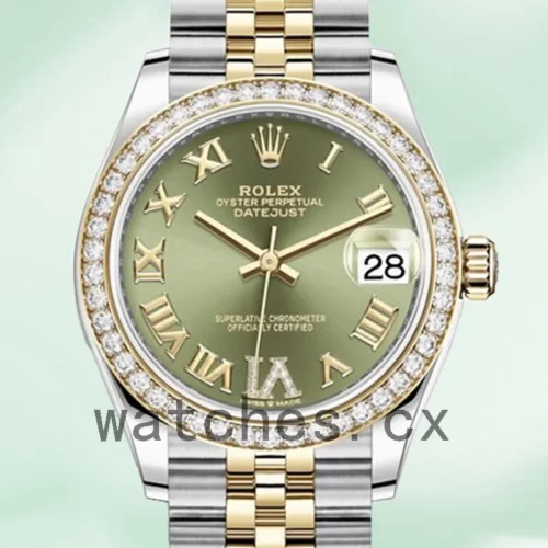 278383GNRDJ-1.webp Rolex Datejust m278383rbr-0016 31mm Ladies Silver-tone Green Dial