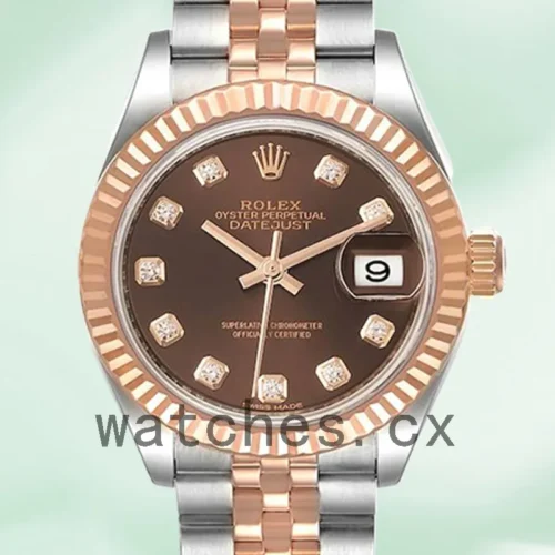 279171BRDJ-1.webp Rolex Datejust Ladies 279171 28mm Chocolate Dial
